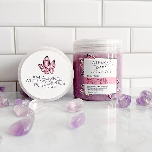 The best exfoliating body scrub by Plainville Homestead is made with organic ingredients.