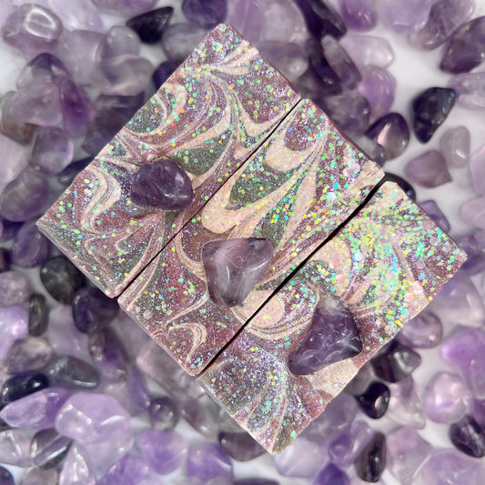 NAMASTE CENTERED Crystal Soap | Genuine Amethyst