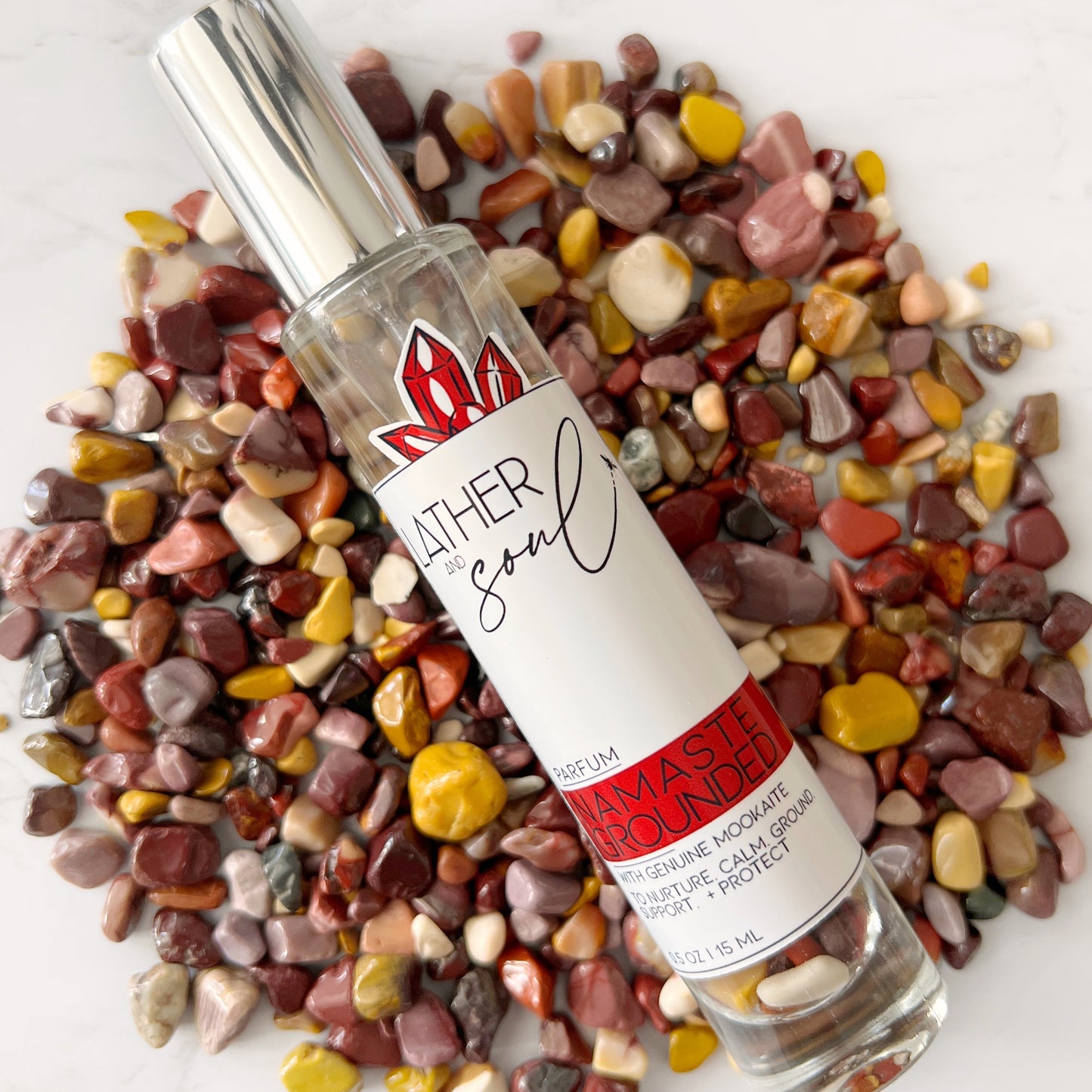 Mookaite infused parfum and cologne from Lather and Soul