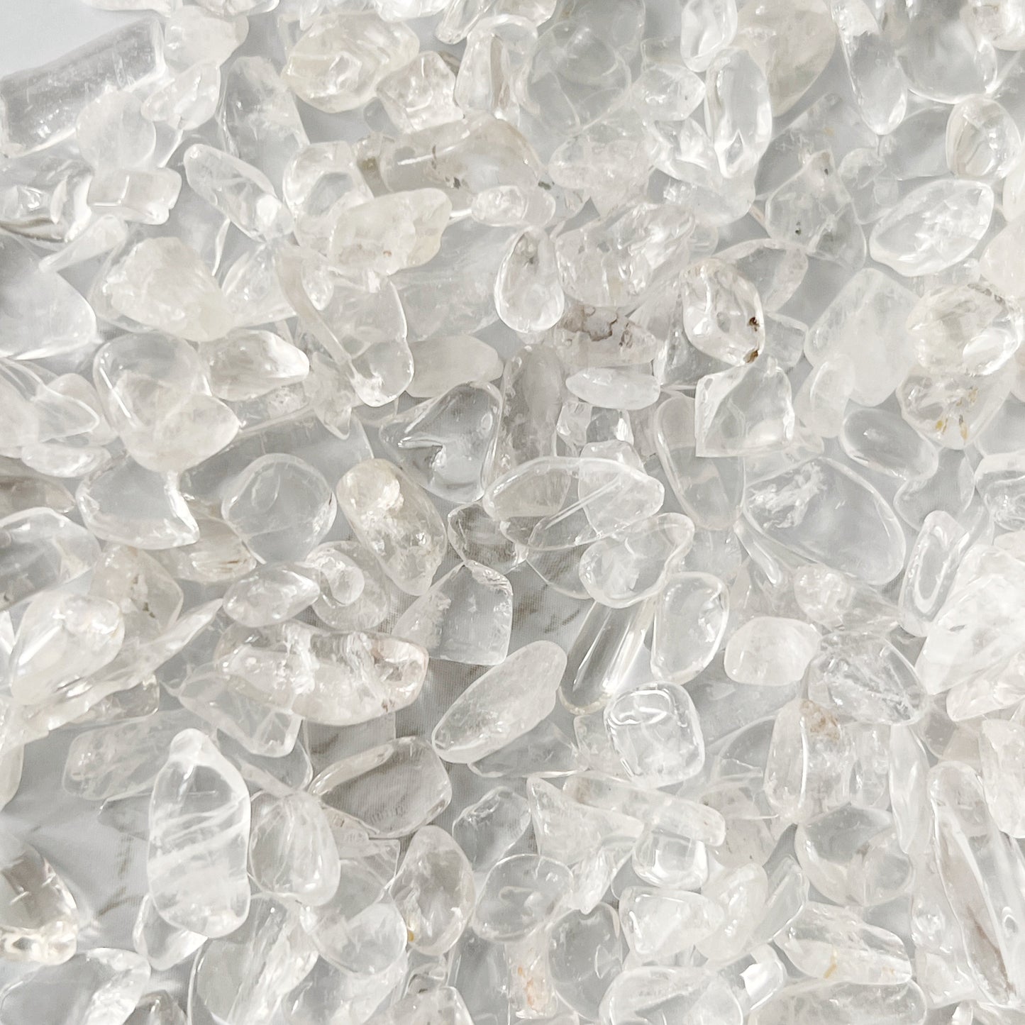 Clear quartz crystal inside every facial serum from Lather and Soul