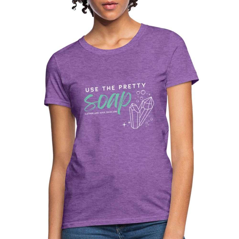Use the Pretty Soap | Slim Fit T-Shirt - purple heather