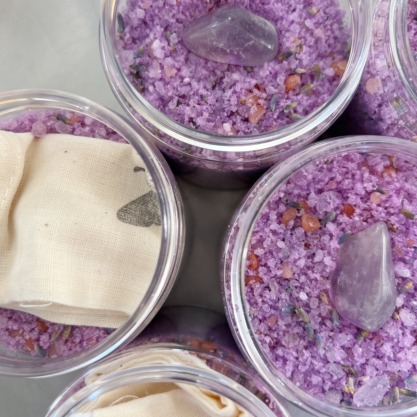 Herbal Bath Soak Namaste Centered Amethyst.