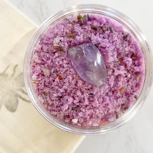 Herbal Bath Soak Namaste Centered Amethyst.