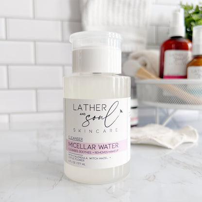 Micellar Cleansing Water By Lather + Soul.
