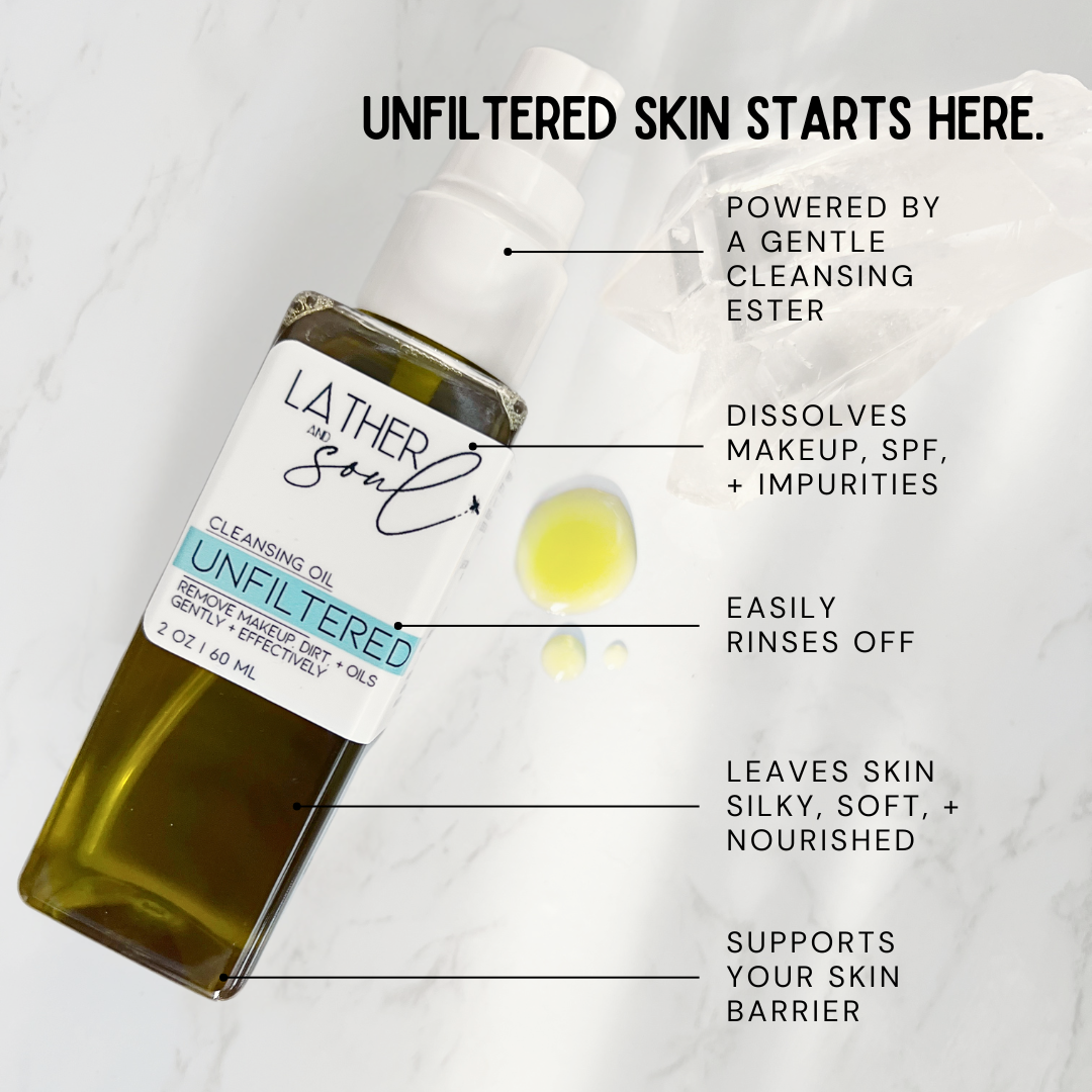 UNFILTERED Cleansing Oil | Double Cleanse Routine