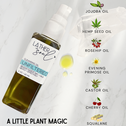 UNFILTERED Cleansing Oil | Double Cleanse Routine