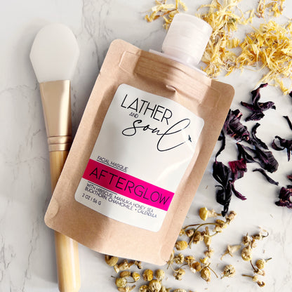 The best hydration Jelly Masque Homemade face mask by Lather and Soul Skincare