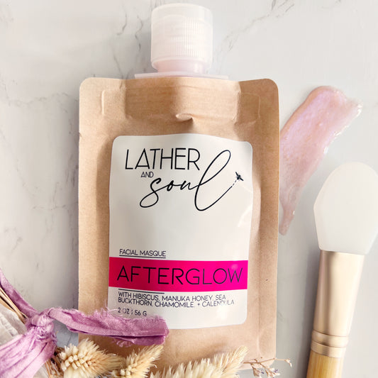 The best hydration Jelly Masque Homemade face mask by Lather and Soul Skincare