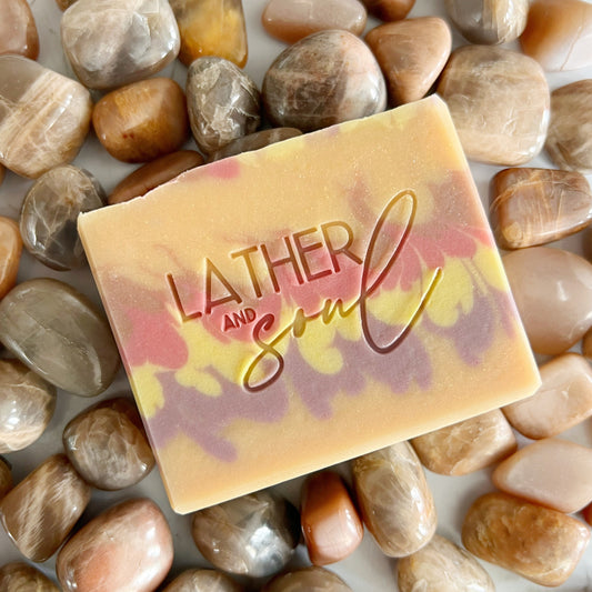 Namaste Radiant Crystal Soap | Peach Moonstone