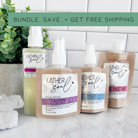 Fierce + Flawless Skincare Bundle for oily or blemish prone skin