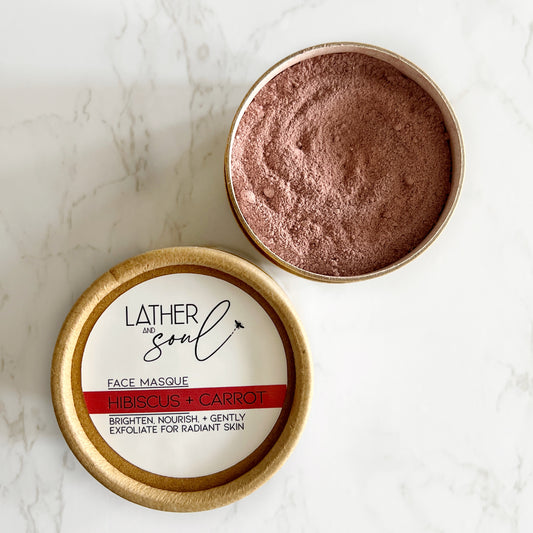 HIBISCUS + CARROT Powder Facial Masque