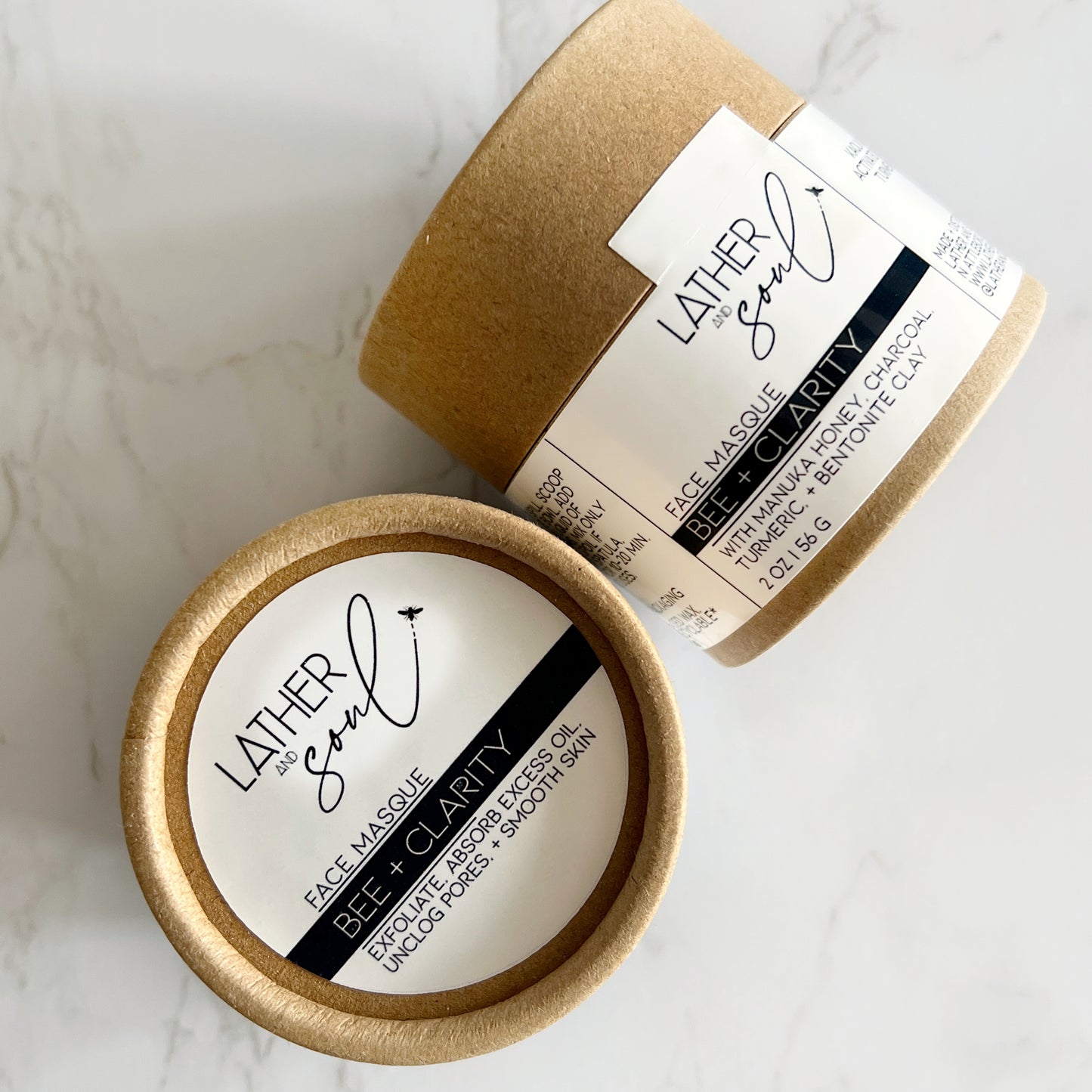 BEE + CLARITY Charcoal Powder Facial Masque