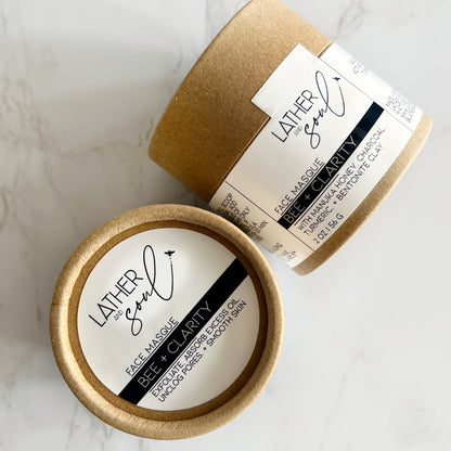 BEE + CLARITY Charcoal Powder Facial Masque