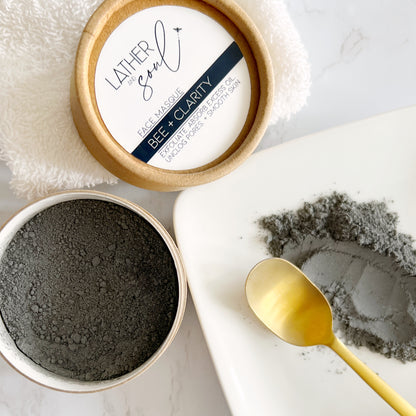 BEE + CLARITY Charcoal Powder Facial Masque