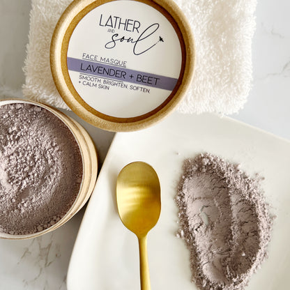 LAVENDER + BEET Powder Facial Masque