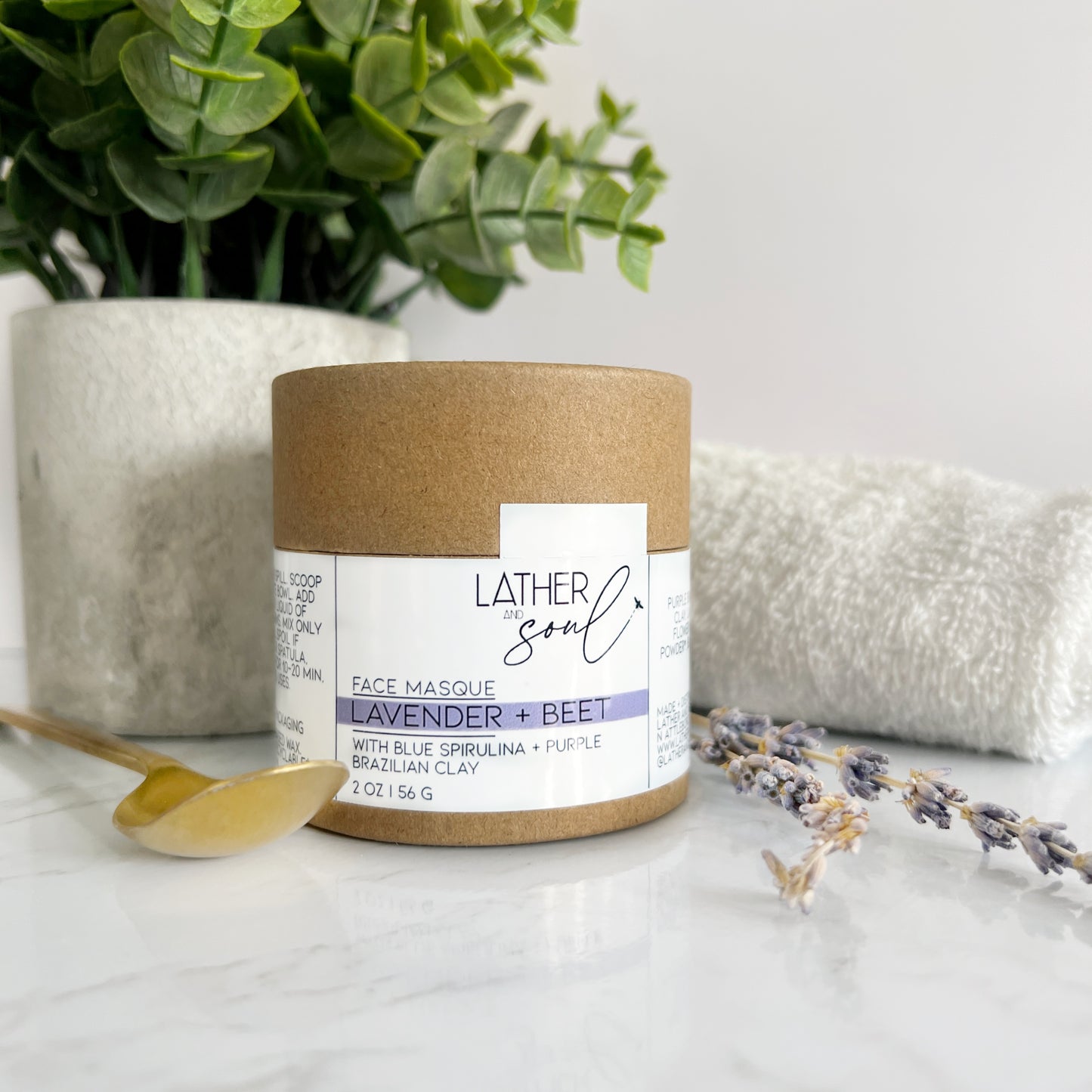 LAVENDER + BEET Powder Facial Masque