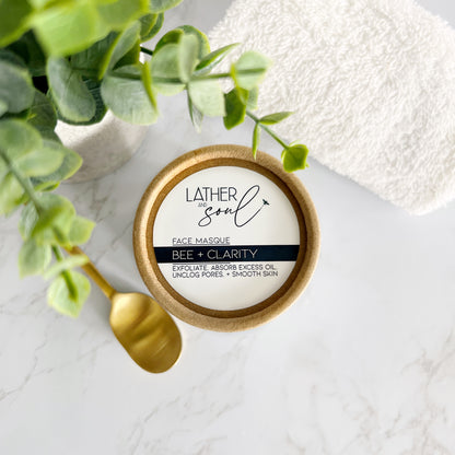 BEE + CLARITY Charcoal Powder Facial Masque
