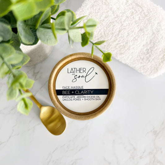 BEE + CLARITY Charcoal Powder Facial Masque