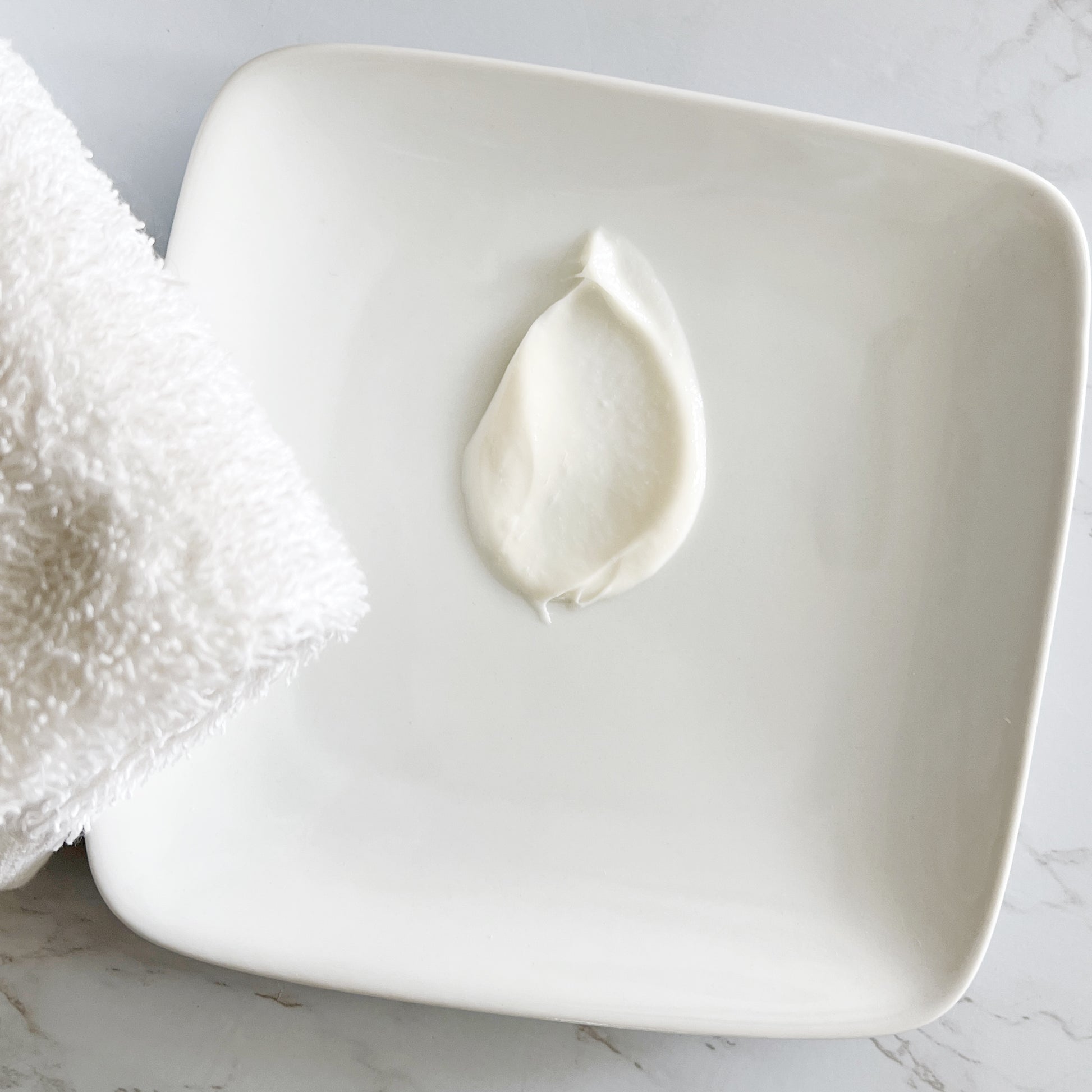 Facial cream swatch of Lather and Soul's Renew Facial Cream