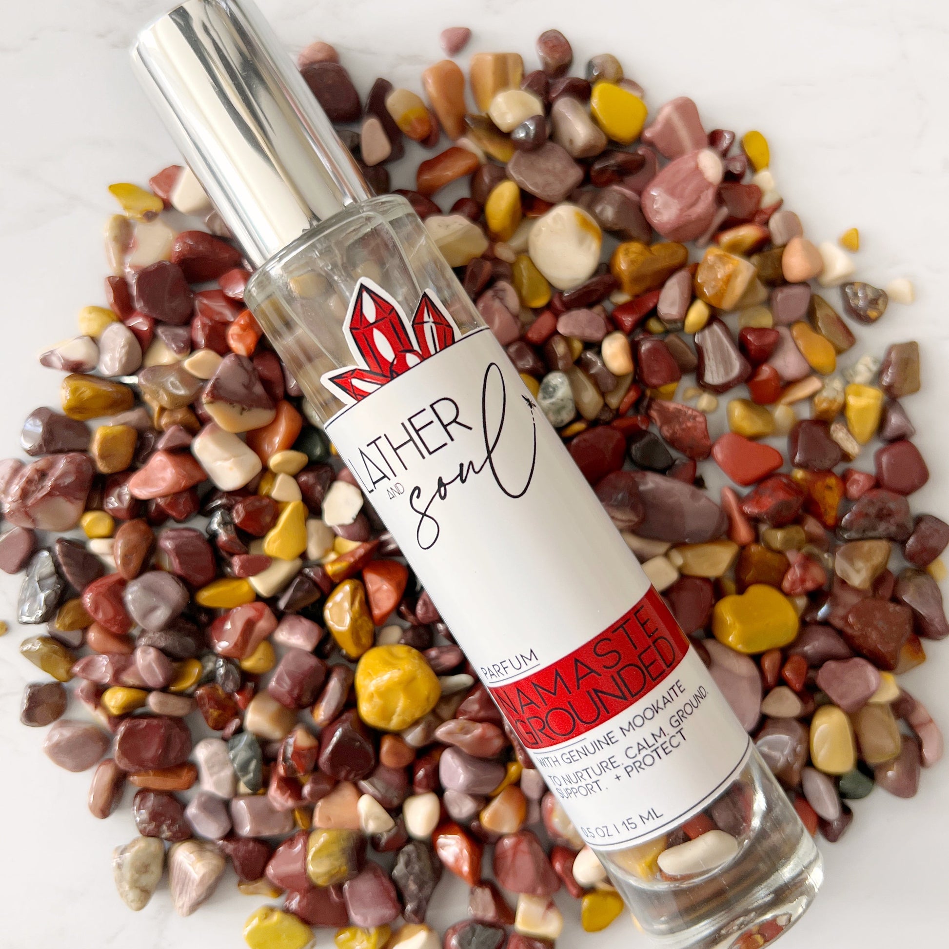 Mookaite infused parfum and cologne from Lather and Soul