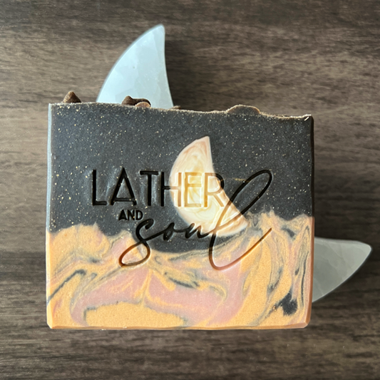 "Moonlit Ritual" artisan soap from Lather + Soul