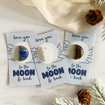 MOON Crystal Card | Love You to the Moon