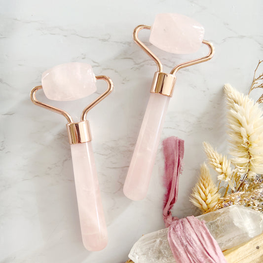 ROSE QUARTZ Facial Roller | Facial Massage