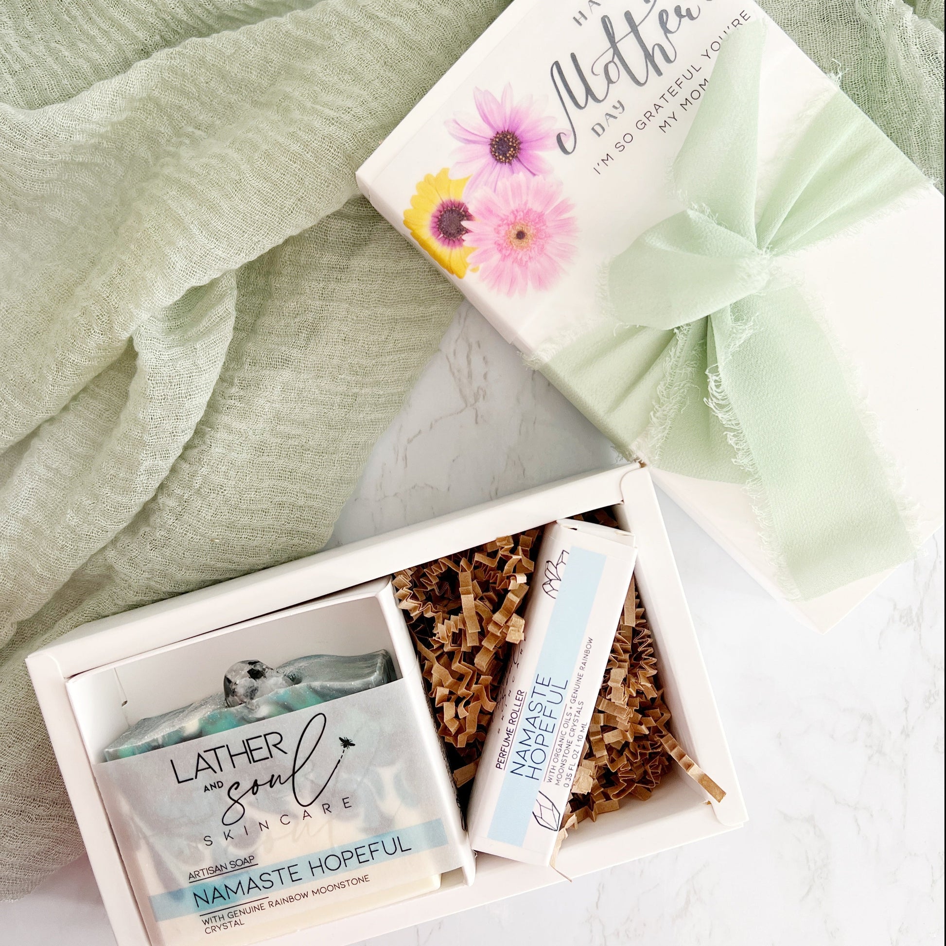 The best handmade soap with real crystals and perfume for Mother's Day