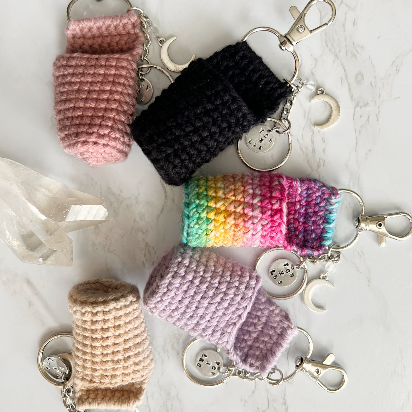 CROCHET Lip Balm Holder | Key Chain