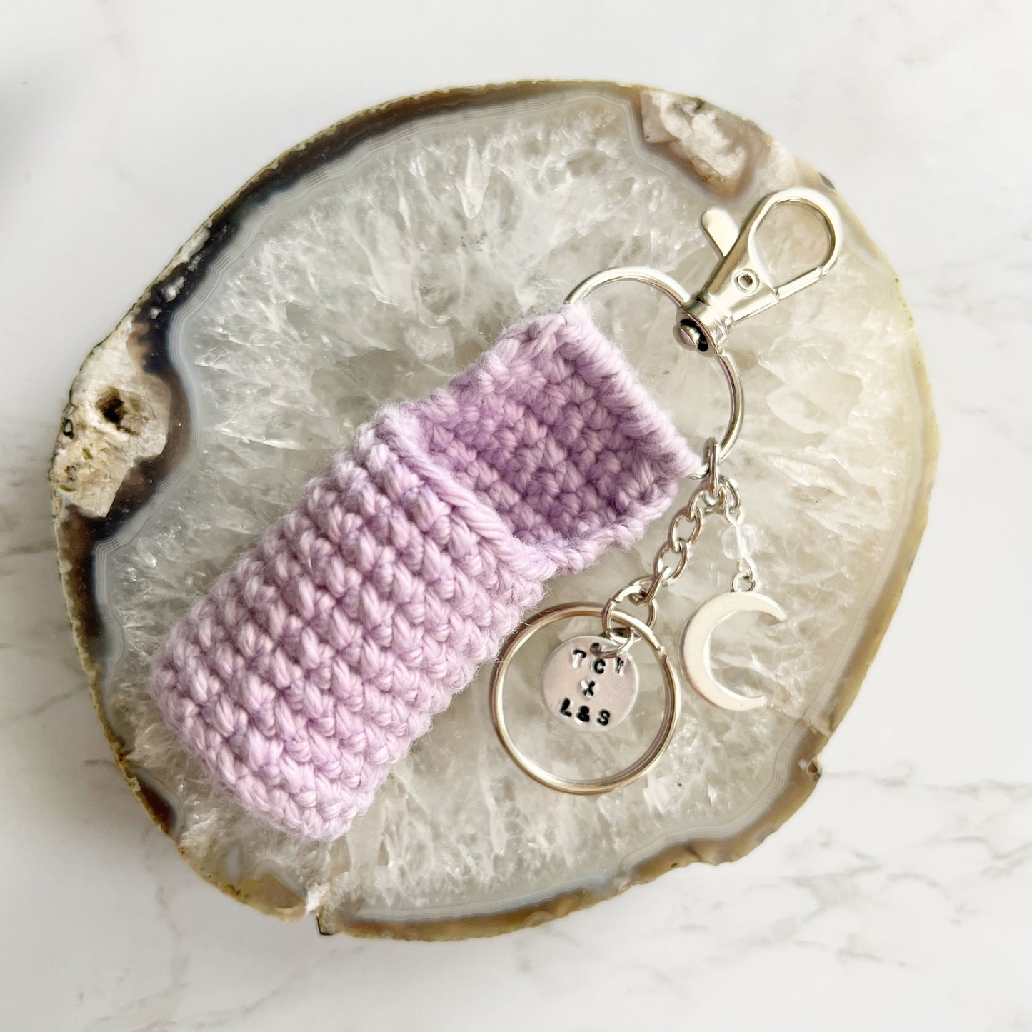 CROCHET Lip Balm Holder | Key Chain