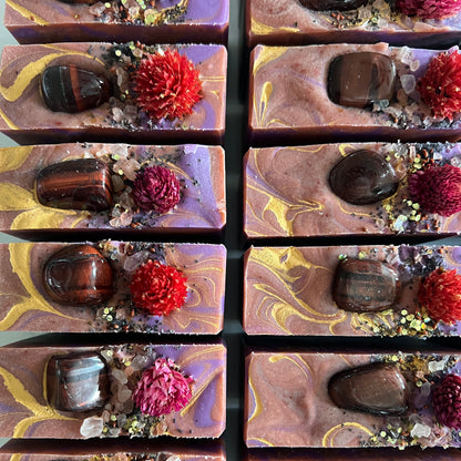Crystal bar soaps from Lather and Soul