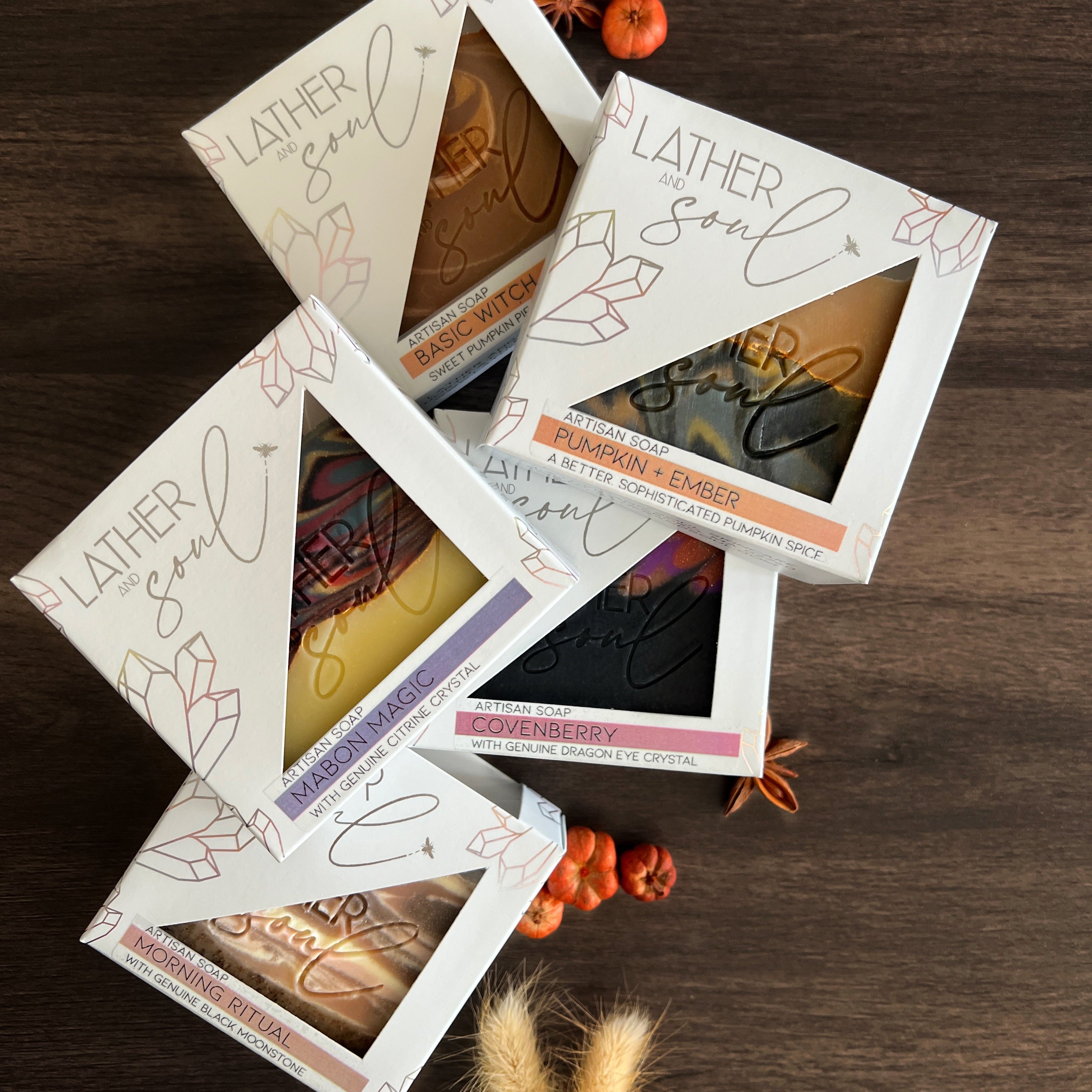 Lather and Soul's new soaps from their Autumn Rituals Collection