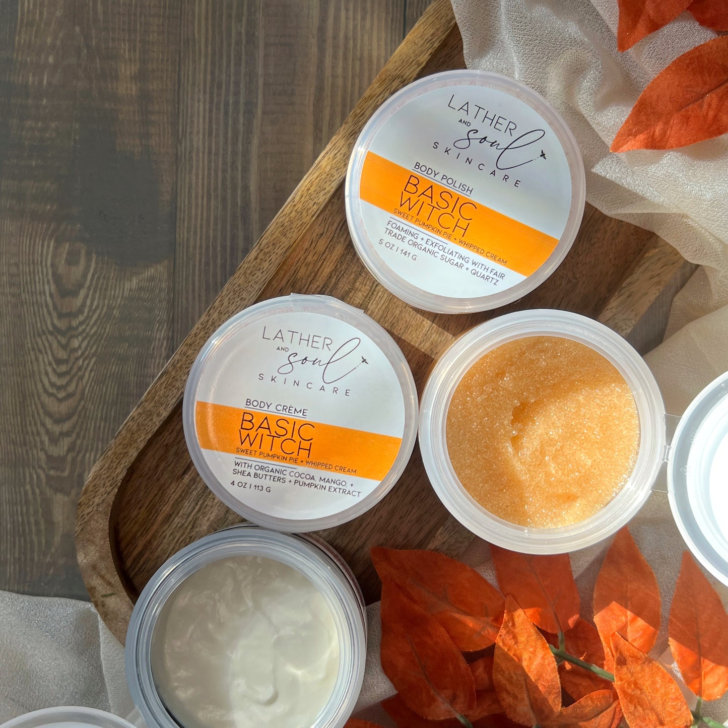 The Basic Witch collection of body care from Lather and Soul