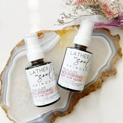 "Gua Sha Glow" facial oil for the best gua sha experience