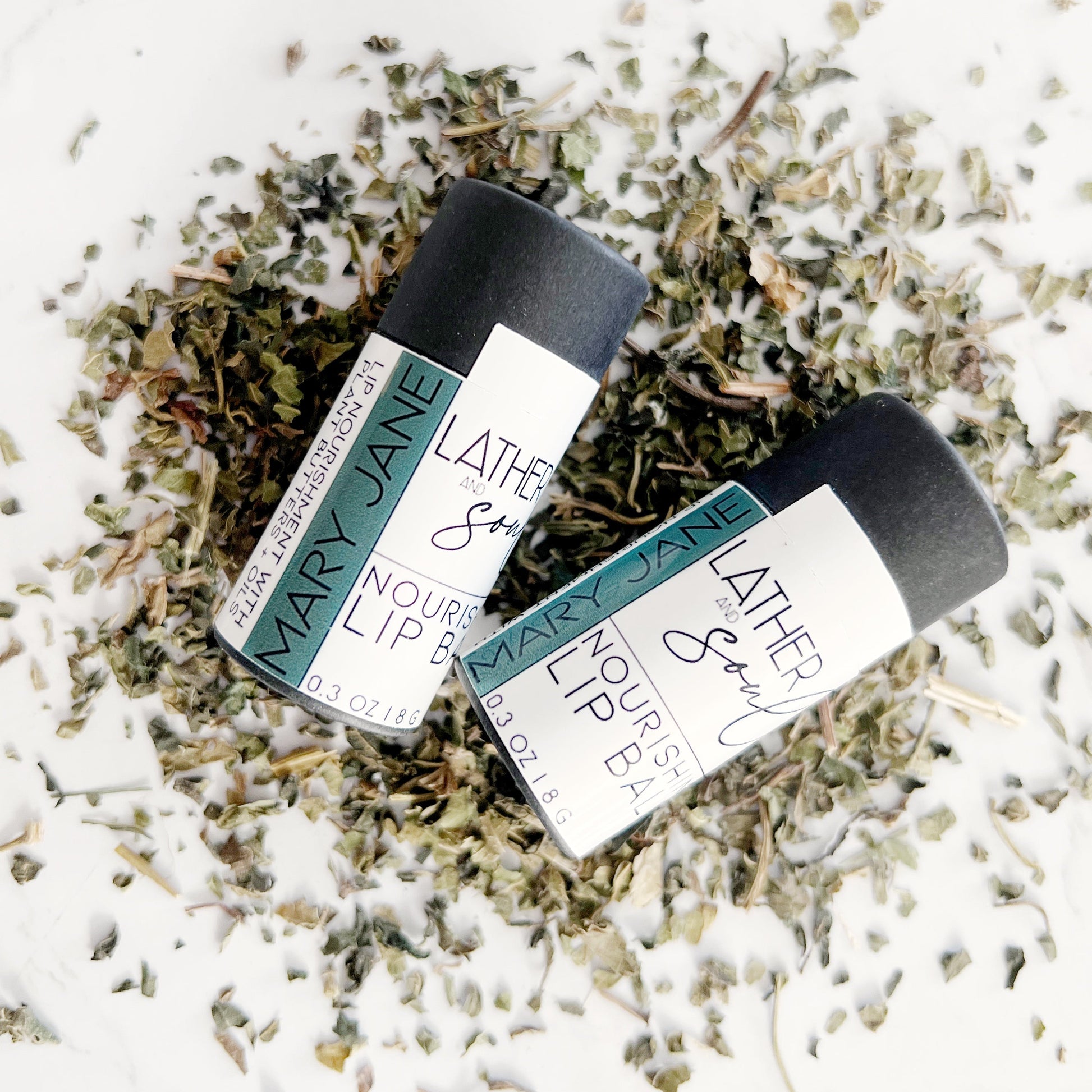 Cannabis inspired lip balm made with organic ingredients 