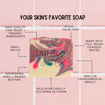 Handmade soap benefits from Lather and Soul