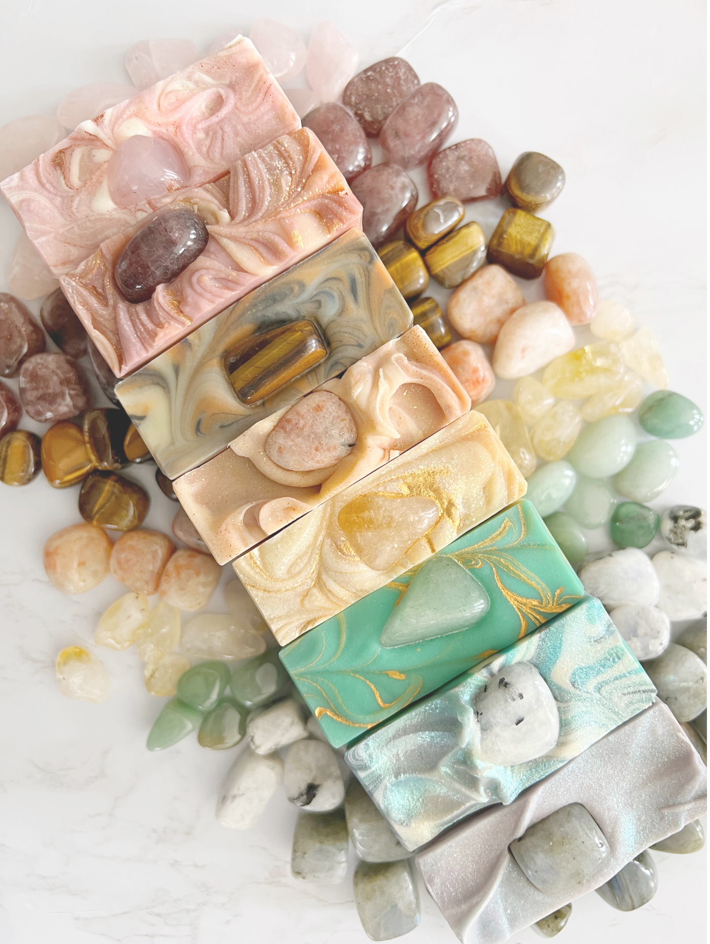 The best handmade crystal soaps made with organic and Fair Trade ingredients