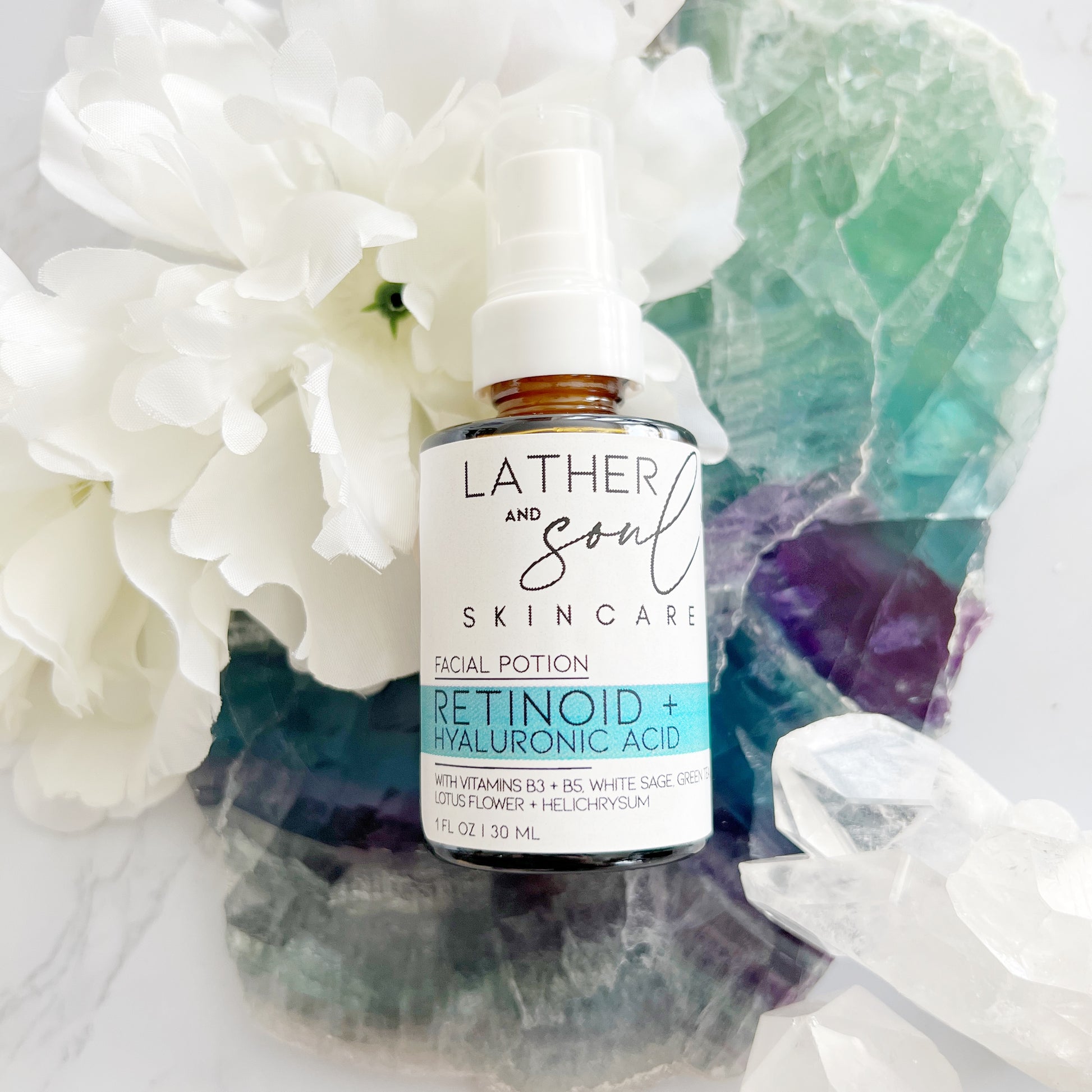 Retinoid serum from Lather and Soul Skincare