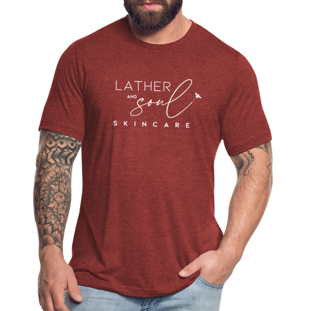 Branded | Unisex Tri-Blend T-Shirt - heather cranberry