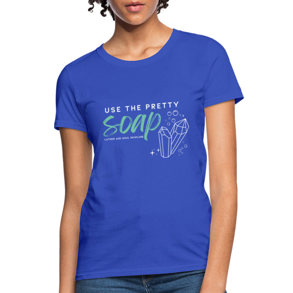 Use the Pretty Soap | Slim Fit T-Shirt - royal blue