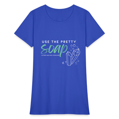 Use the Pretty Soap | Slim Fit T-Shirt - royal blue