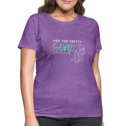 Use the Pretty Soap | Slim Fit T-Shirt - purple heather